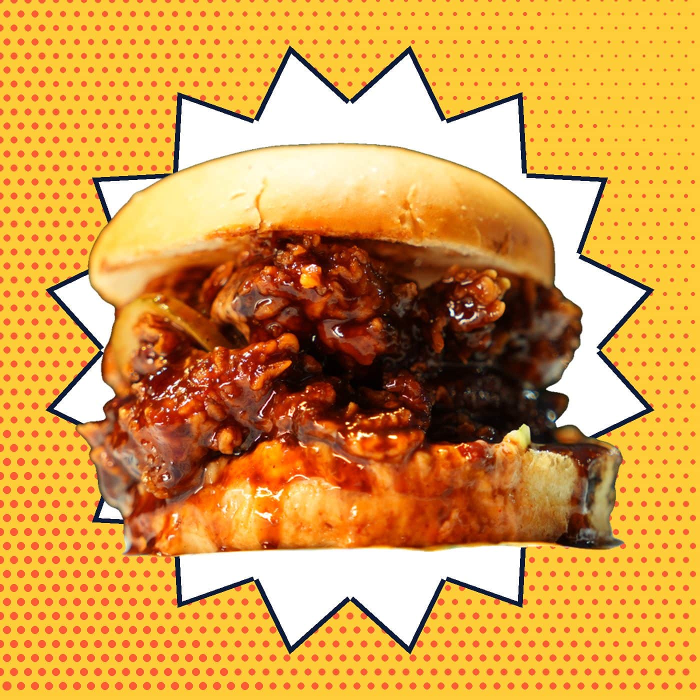 A loaded Chipy burger