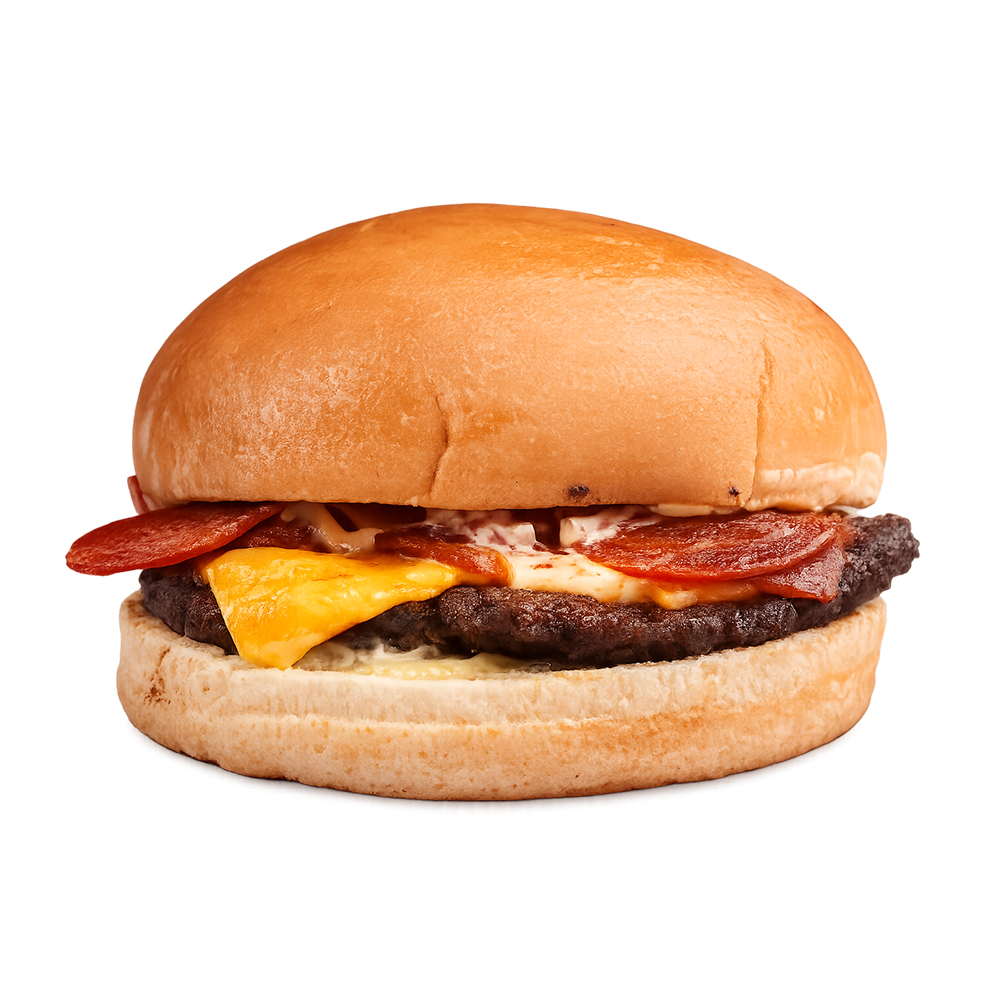 Beef n Pepperoni (Single Patty)