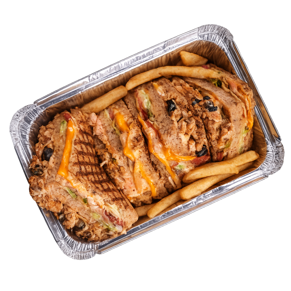 Pep 'n' Chicken Club Sandwich
